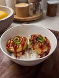 Filipino Tortang Talong Egg Bites w/ Chicken Giniling 🇵🇭
