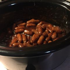 A picture of Easy Crockpot lil smokies!.