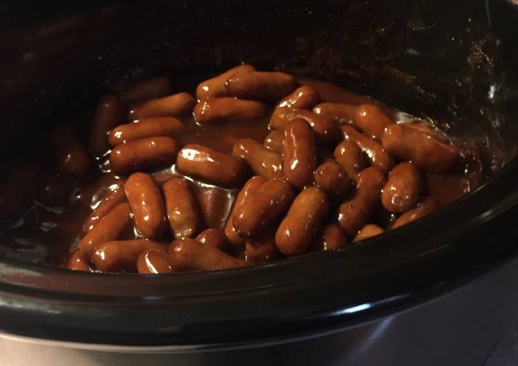 Easiest Way to Make Speedy Easy Crockpot lil smokies!