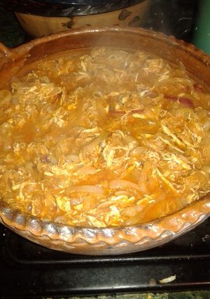 Una foto de Tinga de pollo