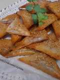 Briouats de cacahuete y dulce de leche