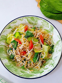 Foto resep Tumis Tauge Pokcoy Pedas