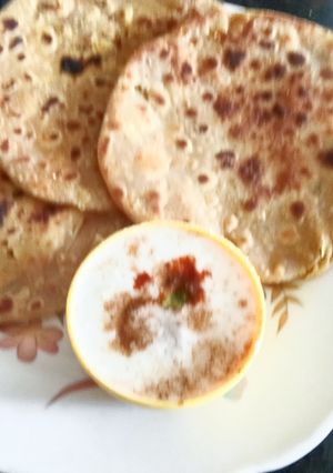 A picture of Healthy Tasty High Protein Sattu Paratha.