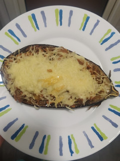 Una foto de Berenjena rellena de atún