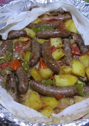 صورة لوصفة ورقة السدق او السجق البلدي