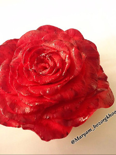 عکسی از دستور گل رز شکلاتی