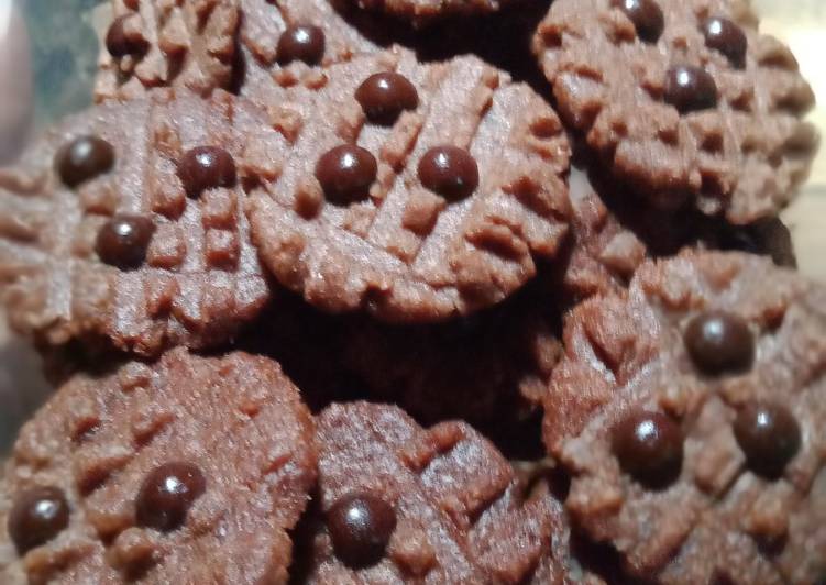 Cookies chocolatos teflon
