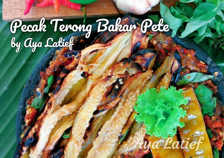 Pecak Terong Bakar Pete