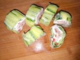 Sushi de castravete cu cremă de brânză și ton 🥒🥢