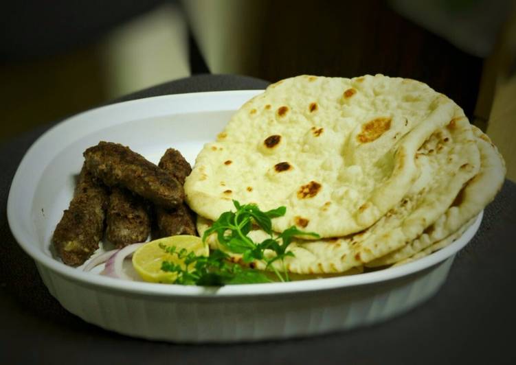 Beef Kofta with Pita Bread