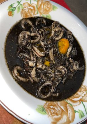 Foto resep Cumi masak hitam pedas