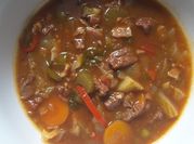 A picture of leftover lentils
