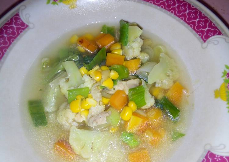 Sop Ayam Campur Resep Sederhana