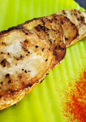 A picture of Vinegar potato bytes.