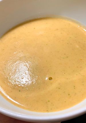 Foto principal de Crema de calabacín y champiñón sin patata en Thermomix
