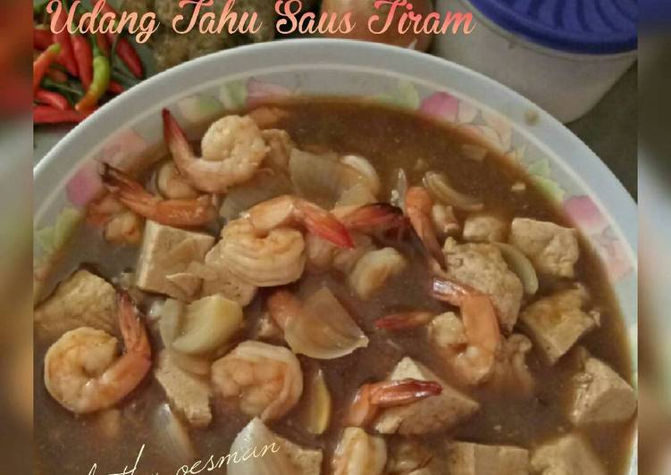 Udang Tahu Saus Tiram