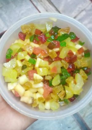 A picture of Cool delight mix fruit salad.