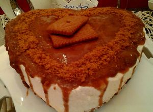 صورة لوصفة تشيز كيك اللوتس 🍰🍰