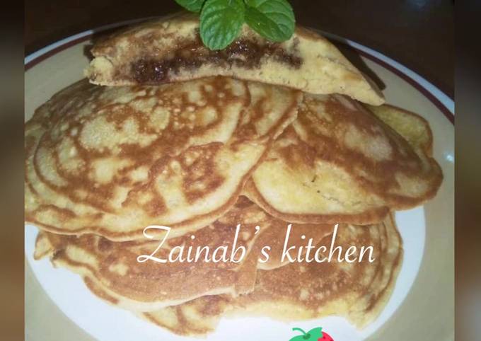 Recipe of Speedy Nutella stuffed pan cake🥞