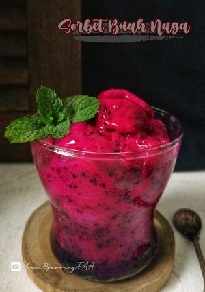 Foto resep Sorbet Buah Naga