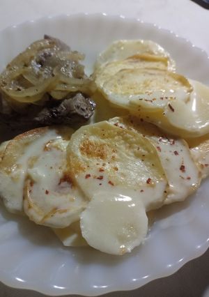 Una foto de Papas a la crema fáciles