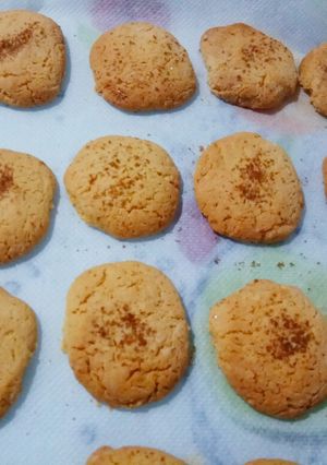 Una foto de Galletas con crema de cacahuete
