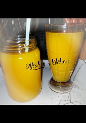 A picture of Mango juice.