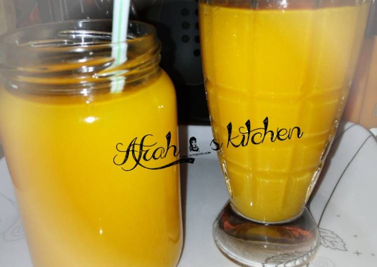 Step-by-Step Guide to Prepare Homemade Mango juice