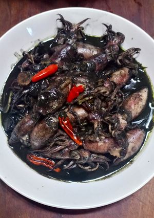 Foto resep Tumis Cumi Hitam