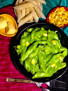 સ્પીનચ ચીઝ પાસ્તા (Spinach Cheese Pasta Recipe In Gujarati) રેસીપી મુખ્ય ફોટો