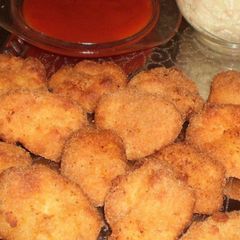 A picture of Chicken nuggets.