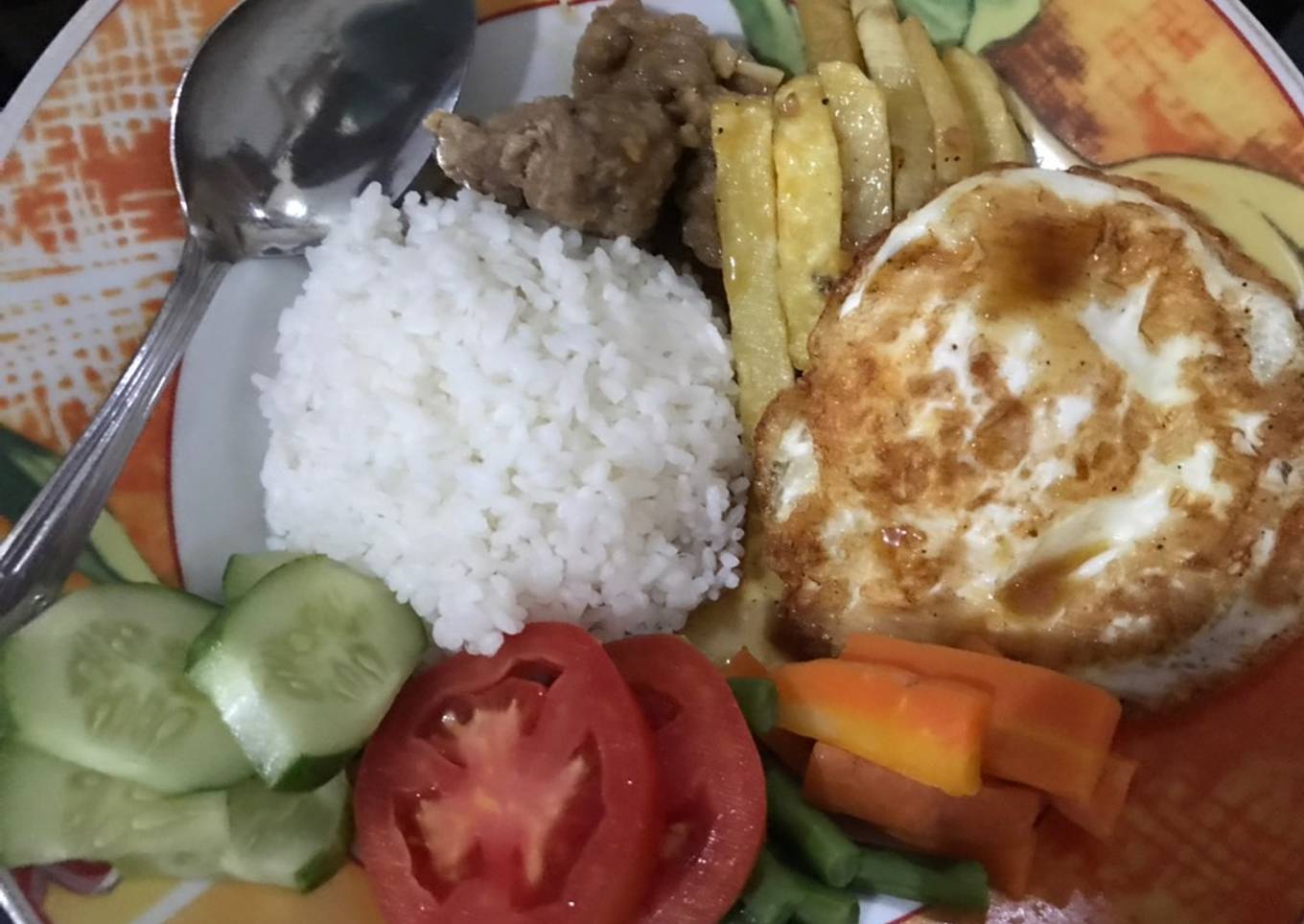 Nasi bistik sapi