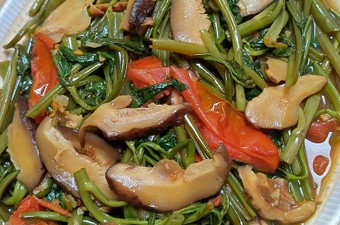 Resep Cah Kangkung Jamur Saus Tiram Anti Gagal