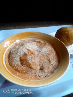 A picture of GingerFlavoured Tigernut Flour on Pap.