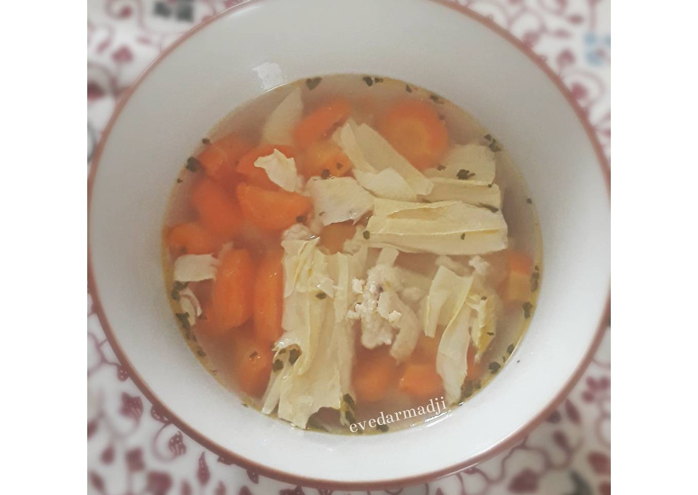 Sop Ayam Wortel Kembang Tahu