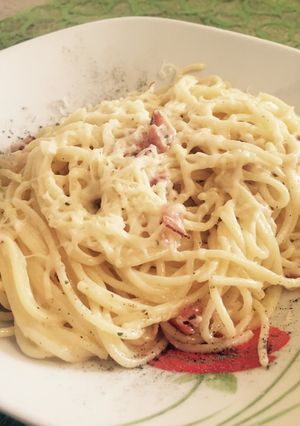 Spagetti carbonara recept fotója