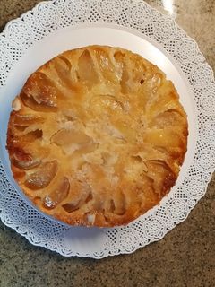 Una foto de Torta invertida de manzanas
