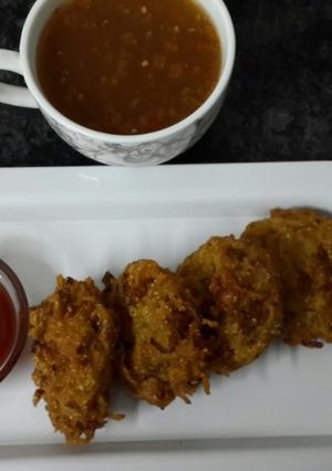 A picture of Maggi Bhajiya.