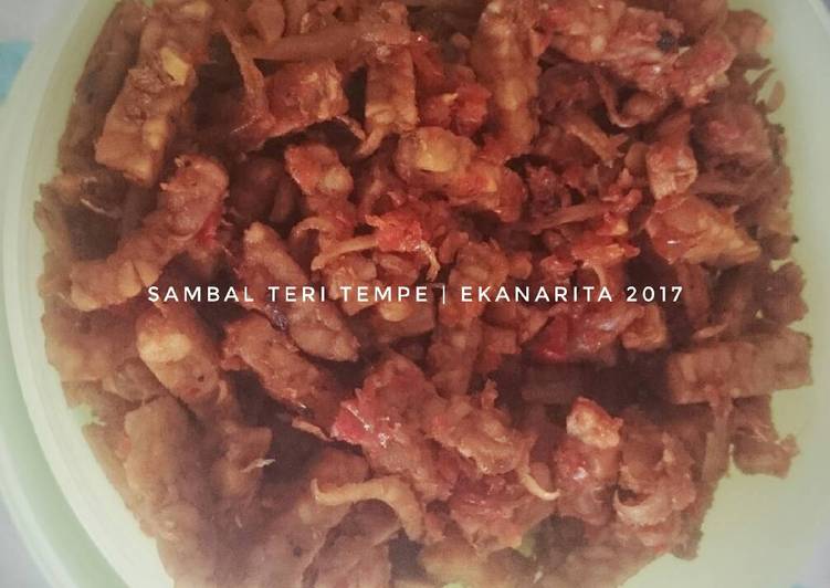 Sambal teri tempe krenyes