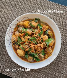 trứng cút xào me