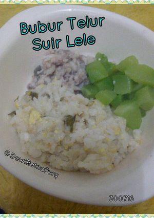 Foto resep MPASI-Bubur telur suir lele