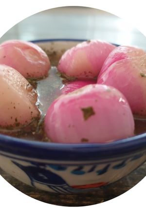 عکسی از دستور پیاز ترشی یا ترشی پیاز