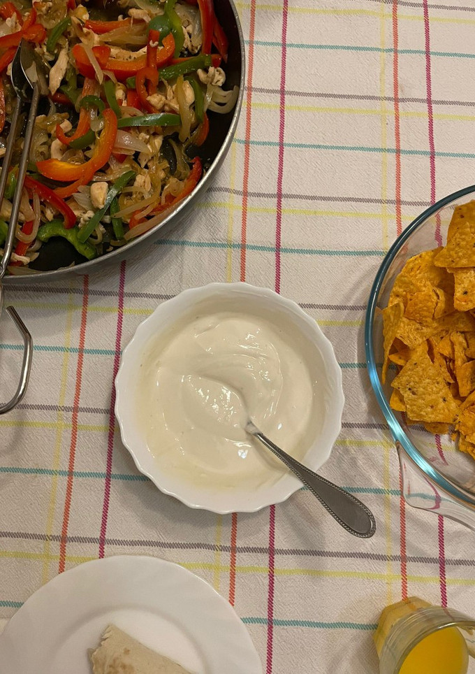 Una foto de Salsa de yogur
