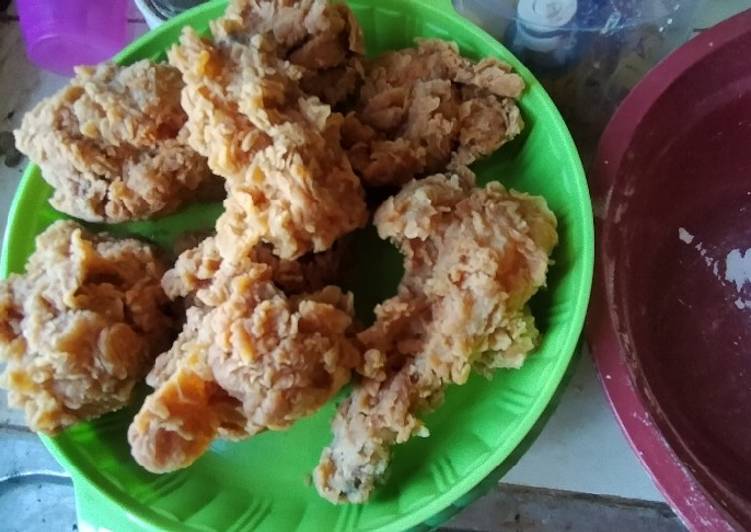 Langkah Mudah untuk Membuat Ayam crispy kriuknya seharian Anti Gagal