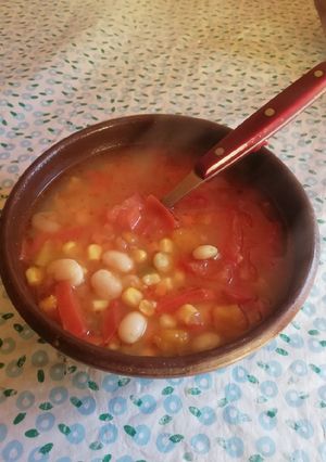 Una foto de Porotos granados