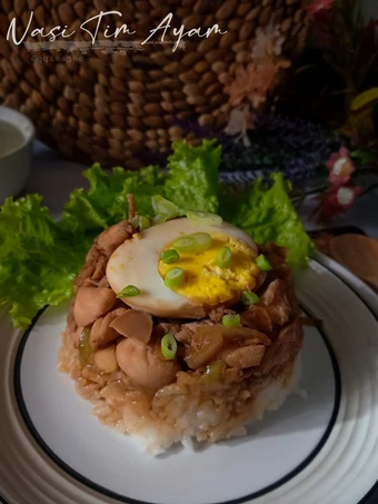 Langkah Mudah untuk Membikin Resep  Nasi tim ayam praktis yang Enak, Bisa Manjain Lidah