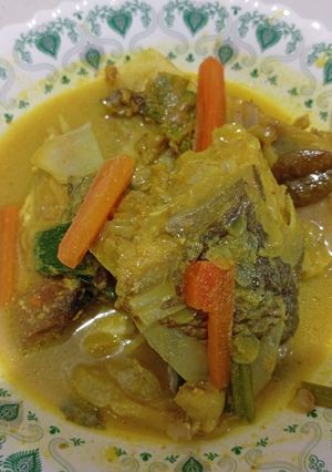 Foto resep Gulai Kepala Kakap Tanpa Santan