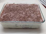Una foto de tiramisu con yemas