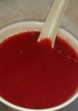 A picture of Tomato soup.