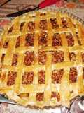 Tarta de manzana y nuez